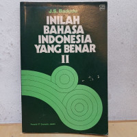 Image of Inilah Bahasa Indonesia Yang Benar II