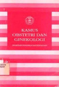 Image of Kamus Obstertri dan Ginekologi