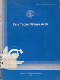 Image of Kata Tugas Bahasa Aceh
