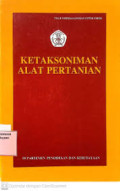 Ketaksoniman Alat Pertanian
