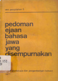 Peodoman Ejaan Bahasa Jawa Yang Disempurnakan
