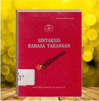 Image of Sintaksis Bahasa Tarangan
